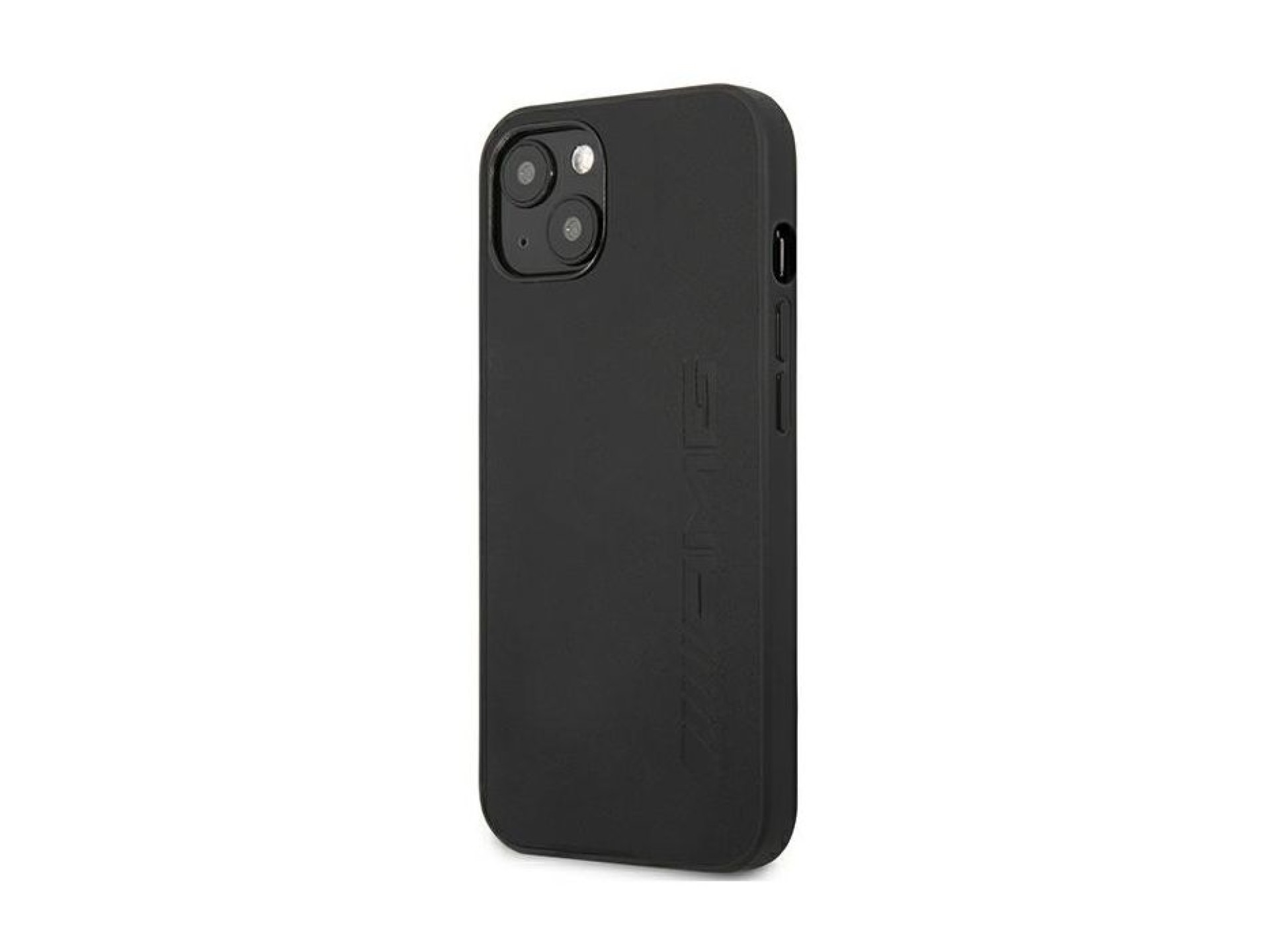Mercedes AMG Leather Hot Stamped Case for iPhone 13 / 14 / 15 - Black