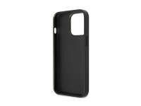Funda Guess Saffiano con logo triangular y ranura para tarjetas para iPhone 13 / 13 Pro - Negra Funda Guess Saffiano con logo triangular y ranura para tarjetas para iPhone 13 / 13 Pro - Negra