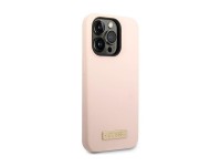 Funda Guess de silicona con logo y MagSafe para iPhone 14 Pro - Rosa Funda Guess de silicona con logo y MagSafe para iPhone 14 Pro - Rosa