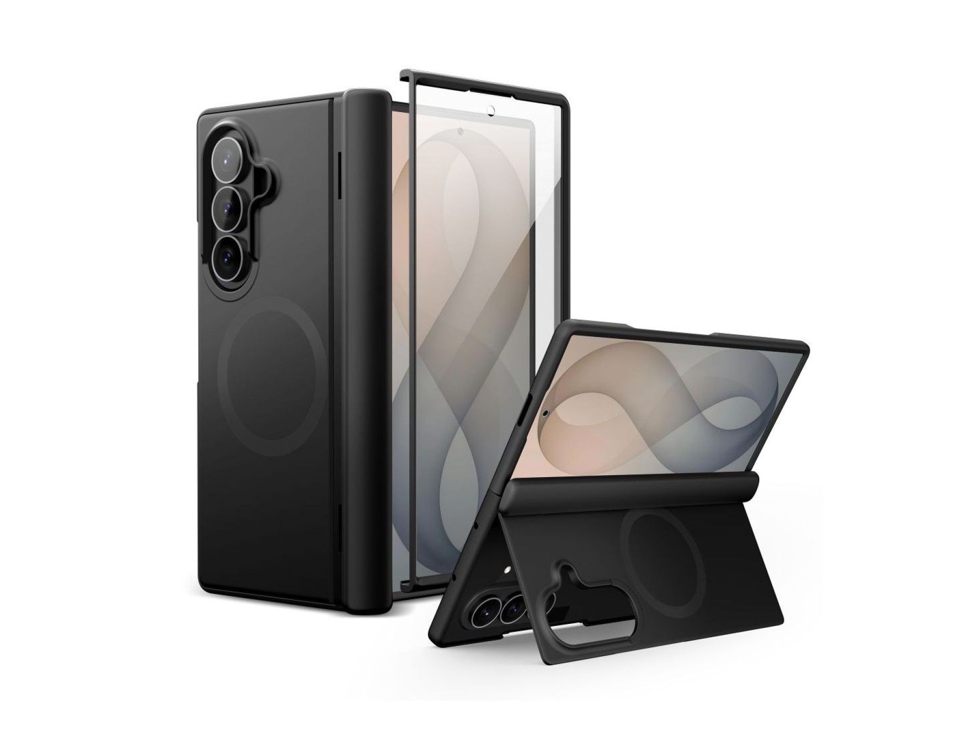 Capa Tech-Protect Kevlar Aura MagSafe para Samsung Galaxy Z Fold 8 Ultra - Preta
