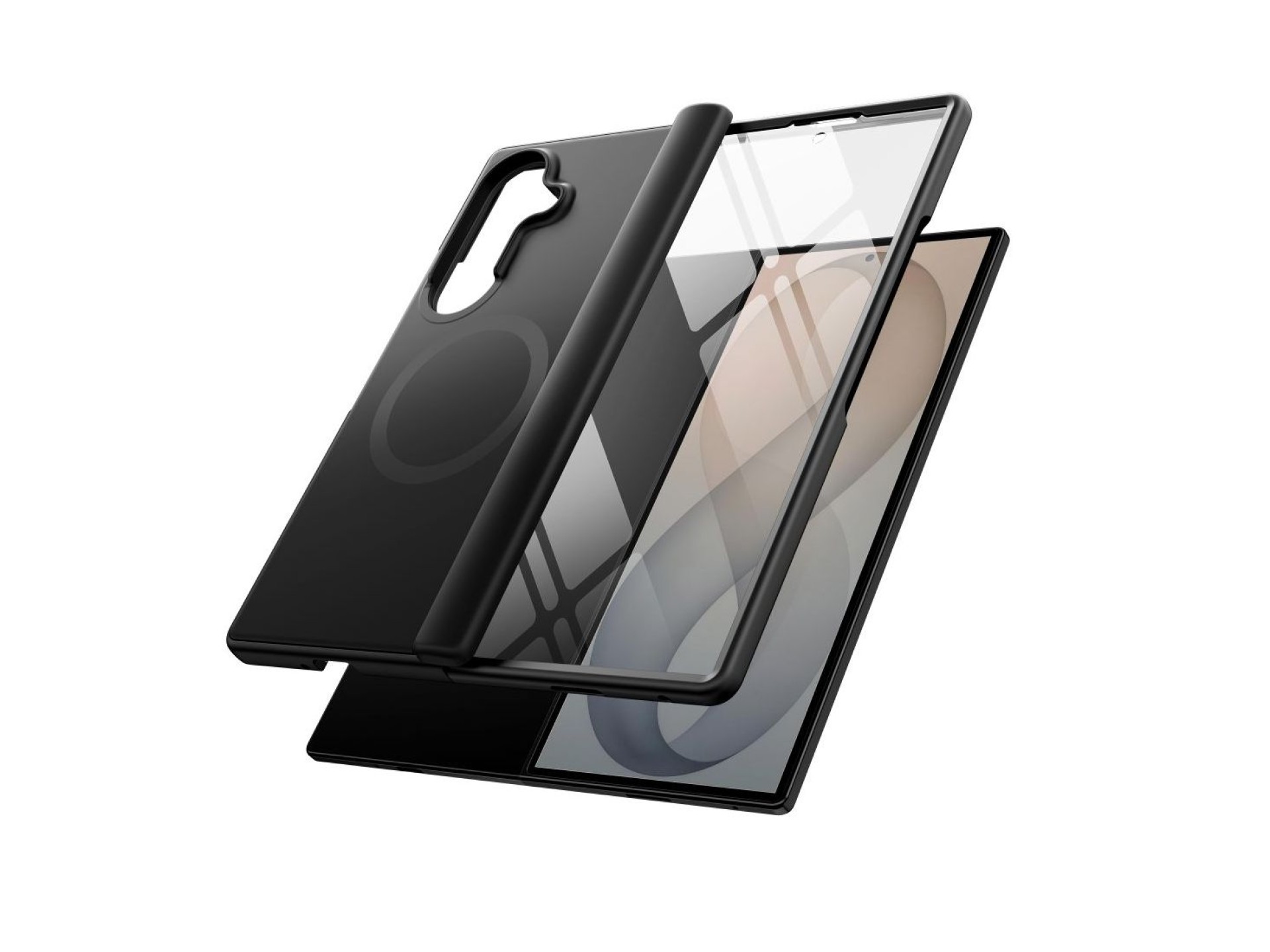 Capa Tech-Protect Kevlar Aura MagSafe para Samsung Galaxy Z Fold 8 Ultra - Preta