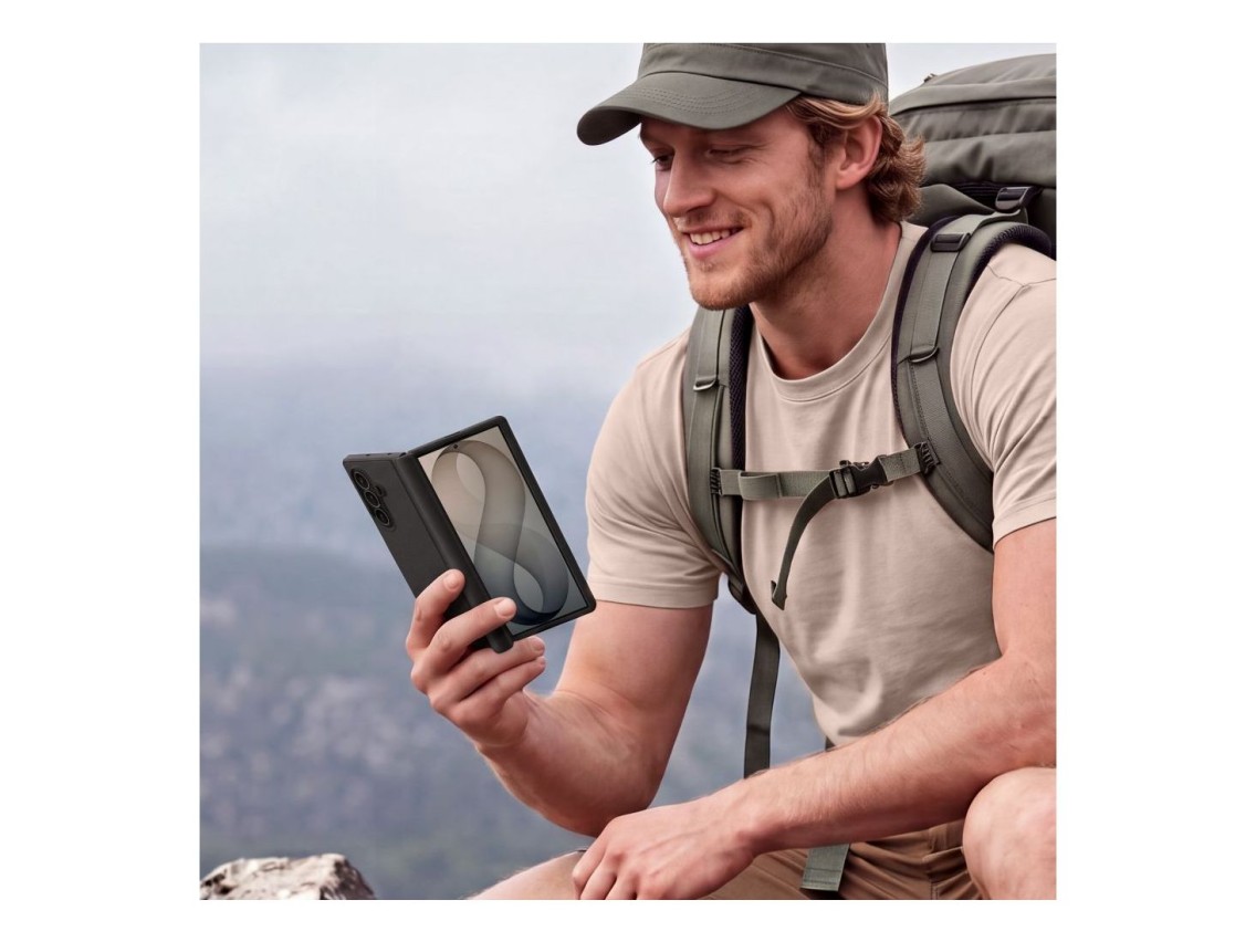 Capa Tech-Protect Kevlar Aura MagSafe para Samsung Galaxy Z Fold 8 Ultra - Preta