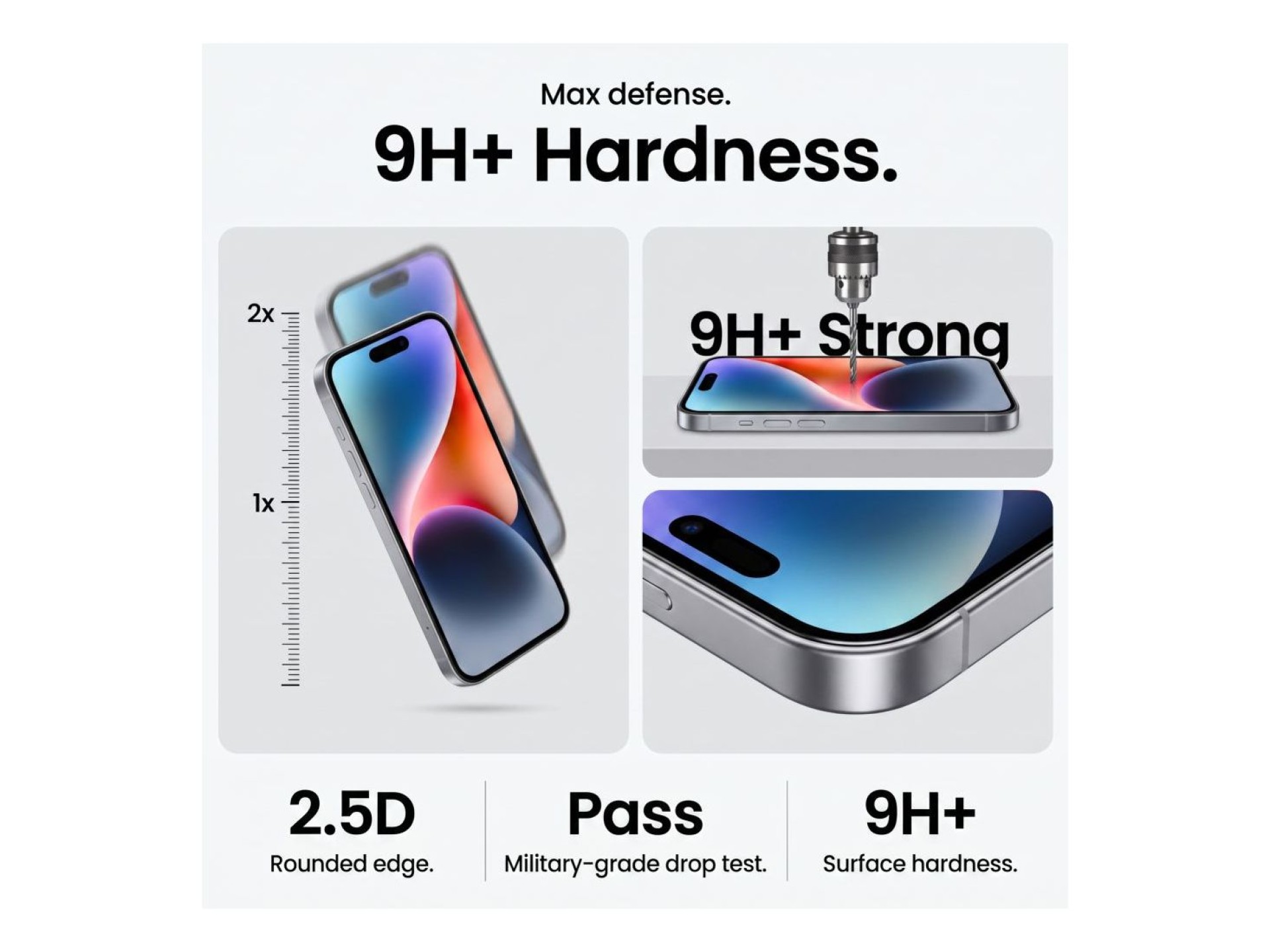 Tech-Protect OneTouch Set+ 2-Pack Tempered Glass for iPhone 18 Pro Max / 17 Pro Max