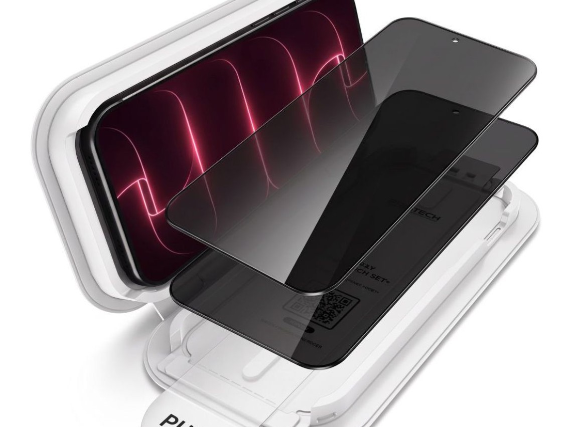 Tech-Protect OneTouch Set Spy+ - Pack de 2 Películas de Vidro Temperado para Privacidade para iPhone