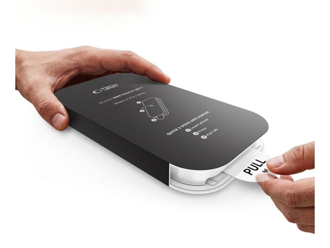 Tech-Protect OneTouch Set Spy+ - Pack de 2 Películas de Vidro Temperado para Privacidade para iPhone