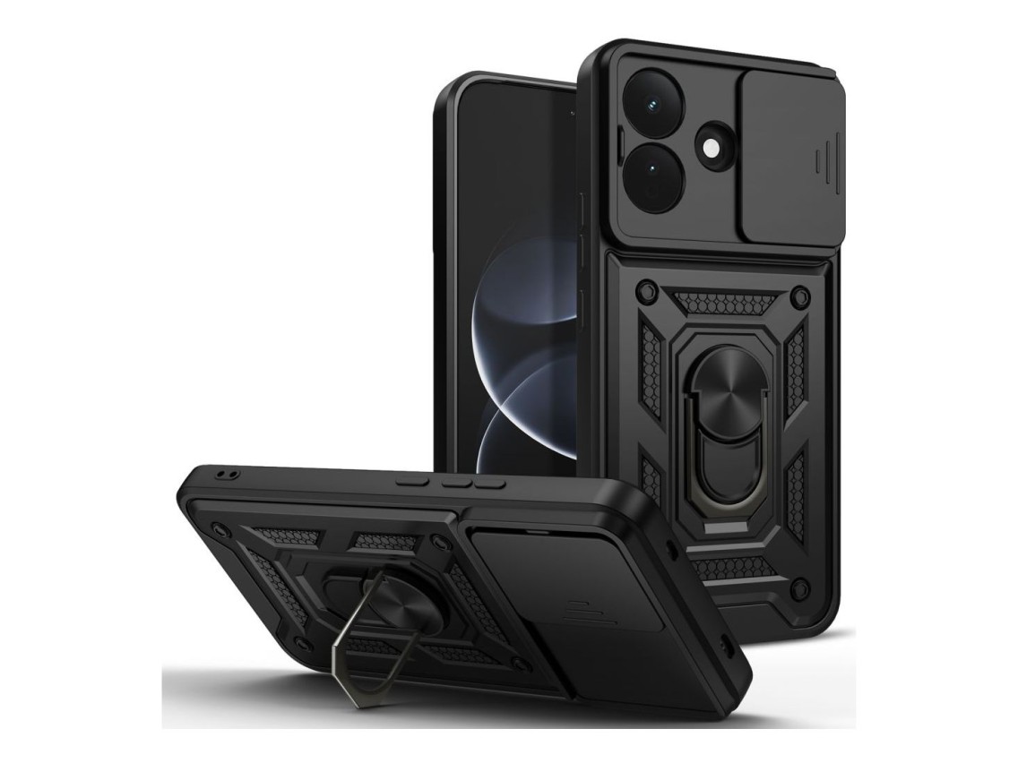 Tech-Protect CamShield Pro Case for Xiaomi Redmi Note 17 Pro 5G - Black