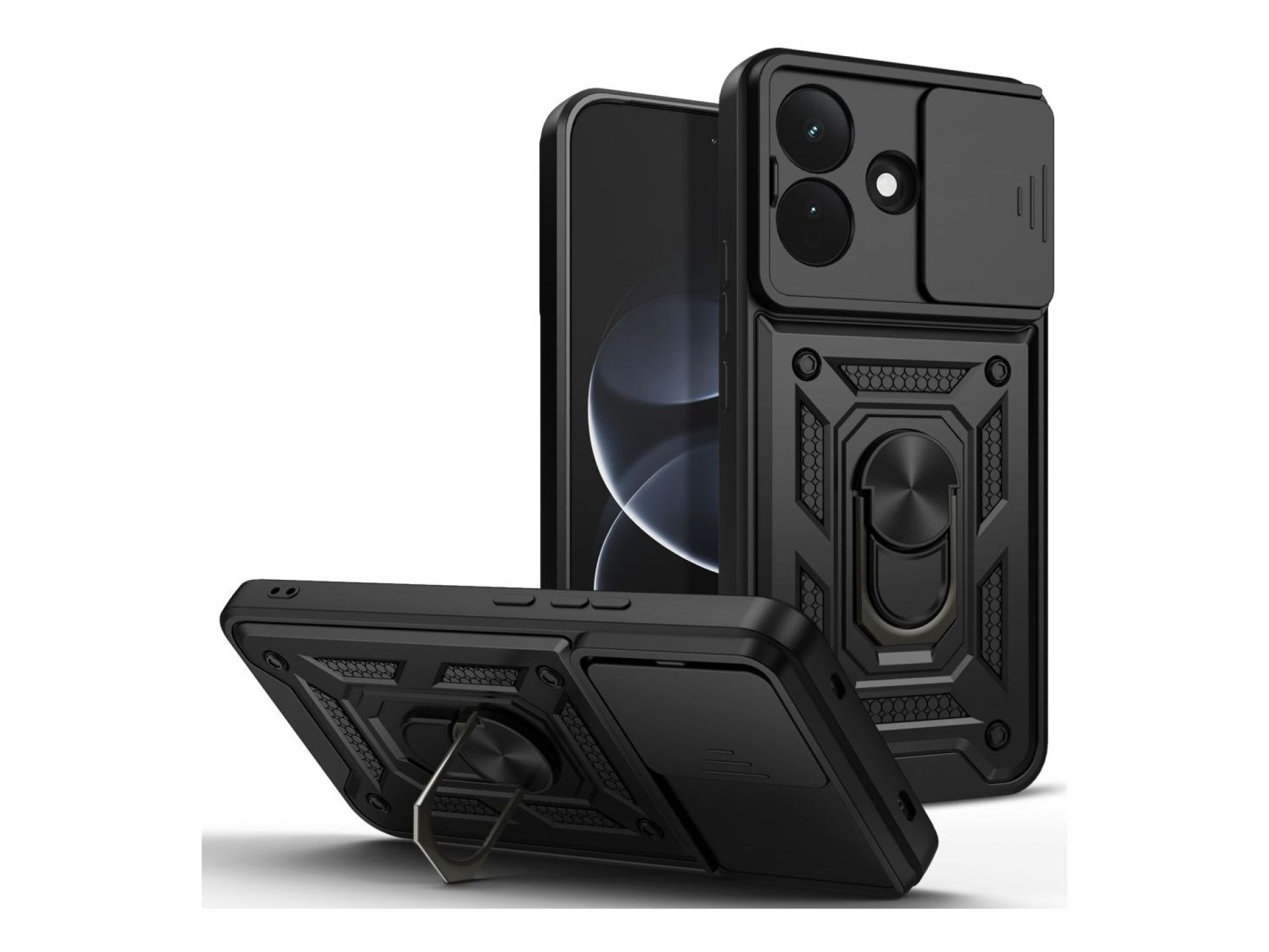 Capa Tech-Protect CamShield Pro para Xiaomi Redmi Note 17 Pro 5G - Preta