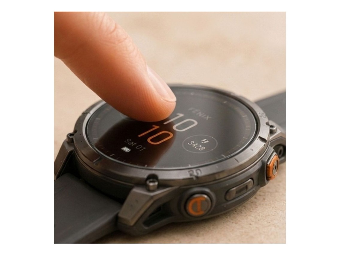 Protector de pantalla de vidrio templado Tech-Protect Glass Fit+ (paquete de 2) para Garmin Fenix ??