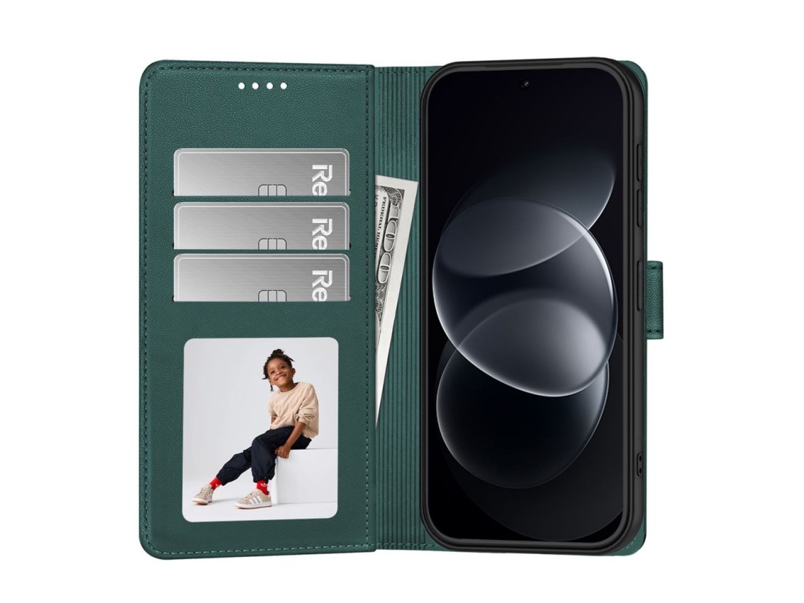 Tech-Protect Wallet Case for Xiaomi Redmi Note 17 Pro 5G - Green