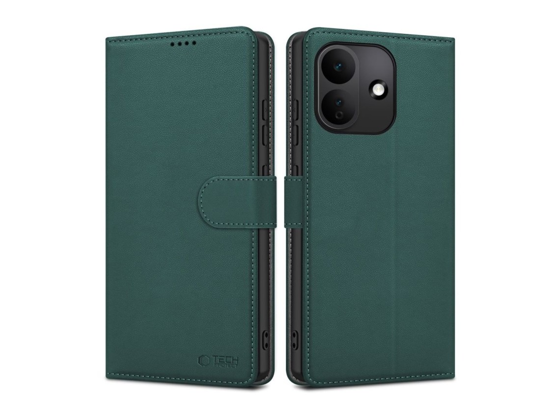 Capa carteira Tech-Protect para Xiaomi Redmi Note 17 Pro 5G - Verde