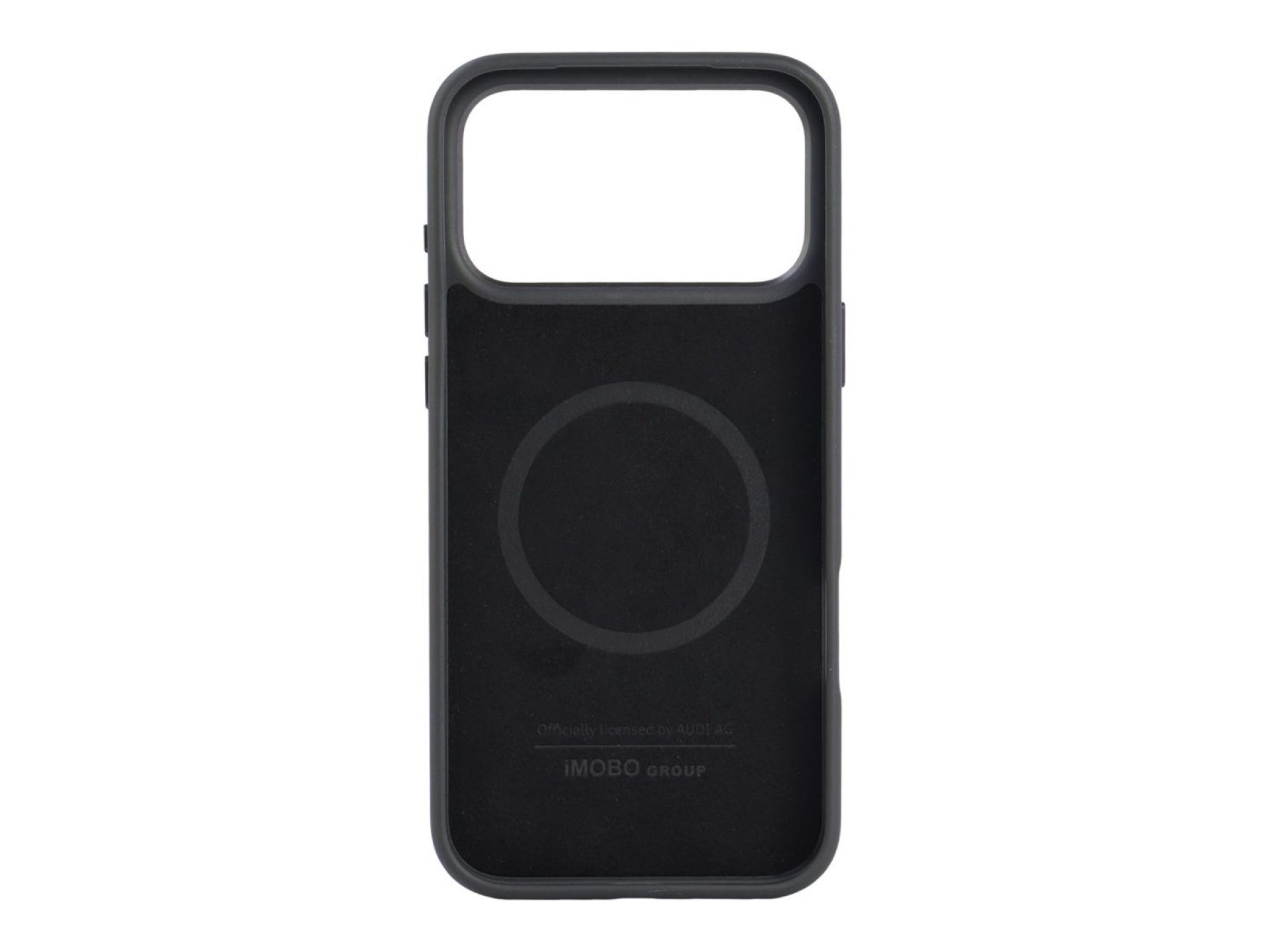Capa Audi em pele sintética MagSafe para iPhone 18 Pro Max / 17 Pro Max - Preto