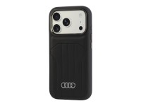 Audi Synthetic Leather Case MagSafe for iPhone 18 Pro / 17 Pro - Black Audi Synthetic Leather Case MagSafe for iPhone 18 Pro / 17 Pro - Black