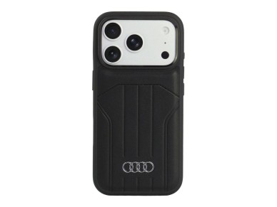 Audi Synthetic Leather Case MagSafe for iPhone 18 Pro / 17 Pro - Black Audi Synthetic Leather Case MagSafe for iPhone 18 Pro / 17 Pro - Black