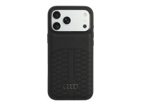 Funda de piel Audi MagSafe para iPhone 18 Pro Max / 17 Pro Max - Negra