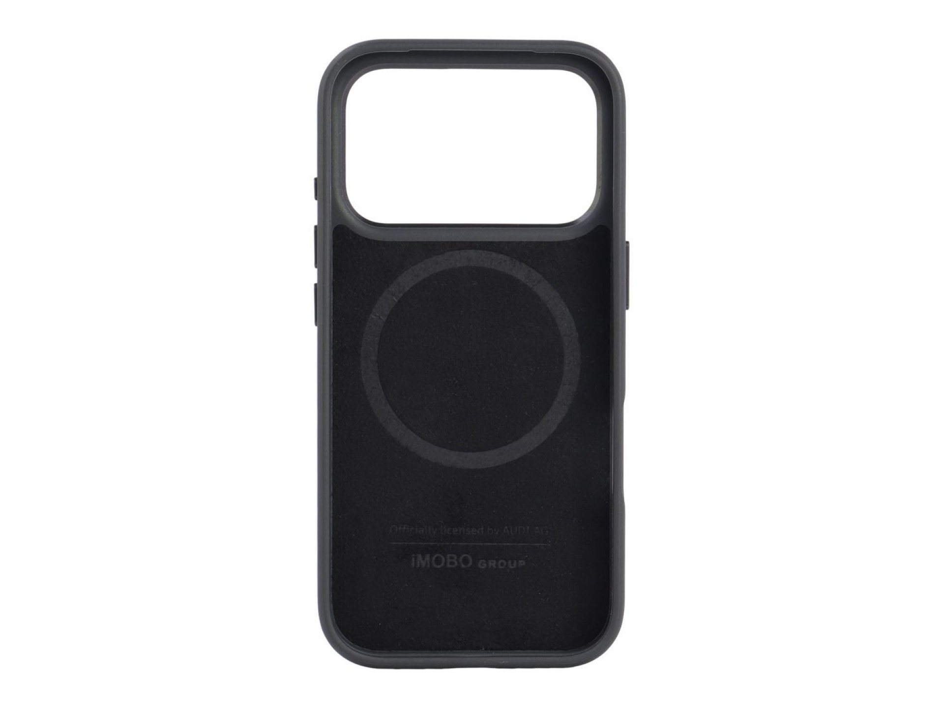 Capa Audi em pele sintética MagSafe para iPhone 18 Pro/17 Pro - Preta