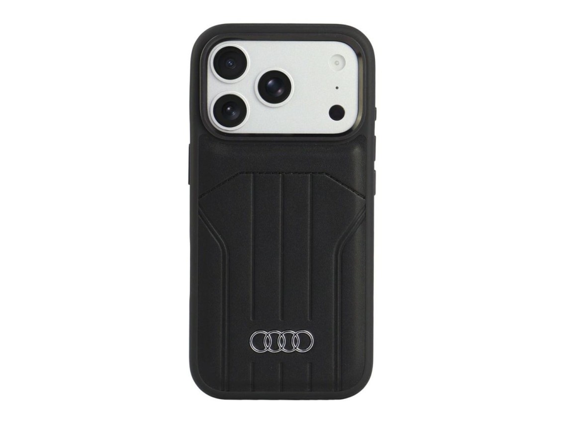 Audi Synthetic Leather Case MagSafe for iPhone 18 Pro / 17 Pro - Black