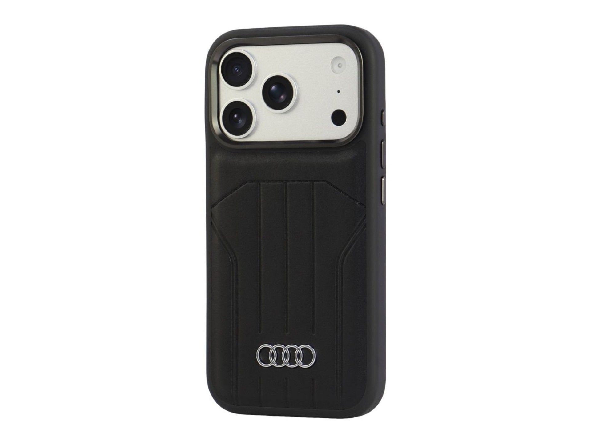 Audi Synthetic Leather Case MagSafe for iPhone 18 Pro / 17 Pro - Black