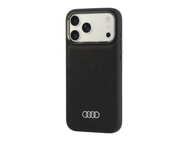 Funda Audi de piel sintética MagSafe para iPhone 18 Pro Max / 17 Pro Max - Negra Funda Audi de piel sintética MagSafe para iPhone 18 Pro Max / 17 Pro Max - Negra