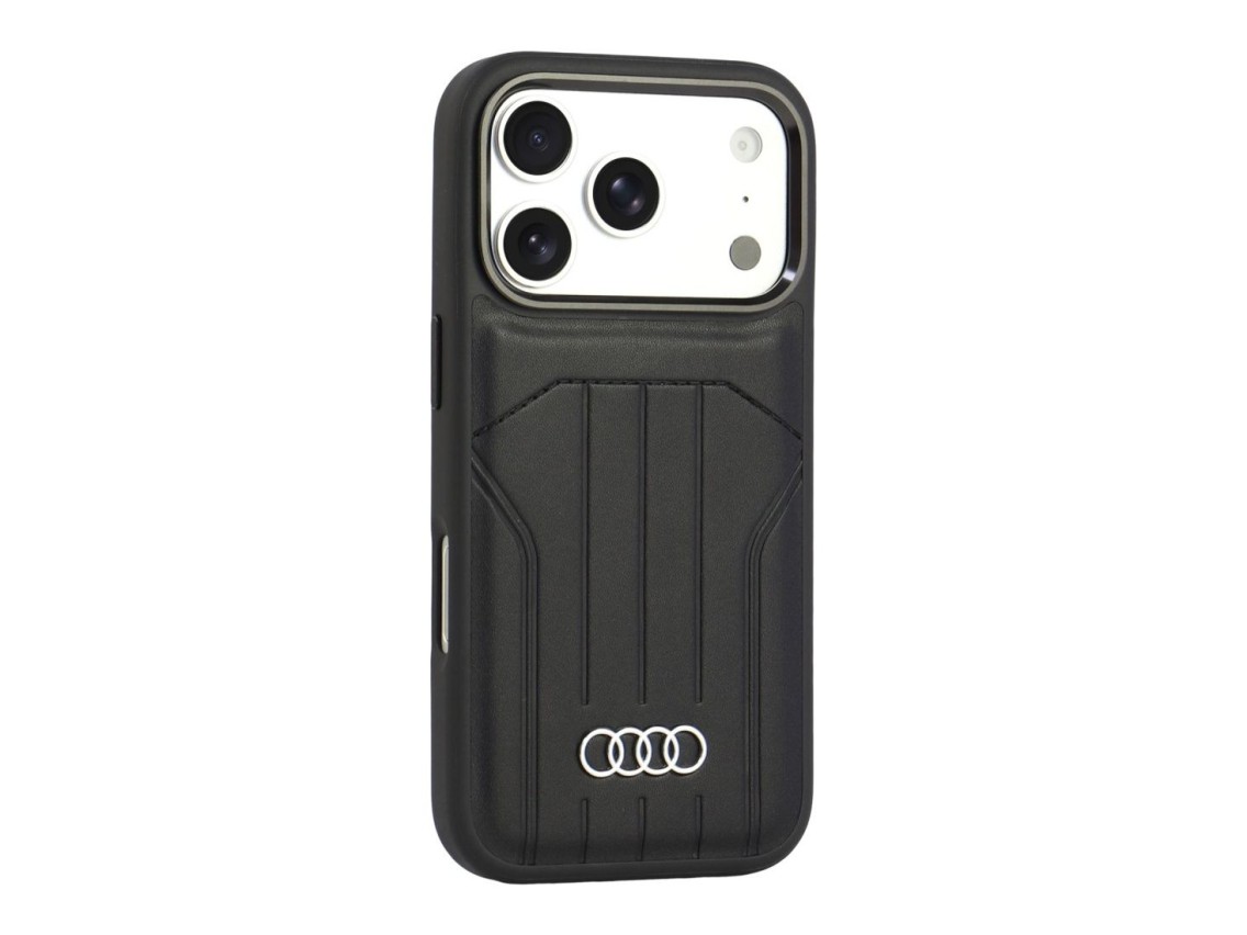 Audi Synthetic Leather Case MagSafe for iPhone 18 Pro / 17 Pro - Black