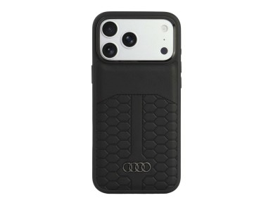 Audi Leather Case MagSafe for iPhone 18 Pro Max / 17 Pro Max - Black Audi Leather Case MagSafe for iPhone 18 Pro Max / 17 Pro Max - Black