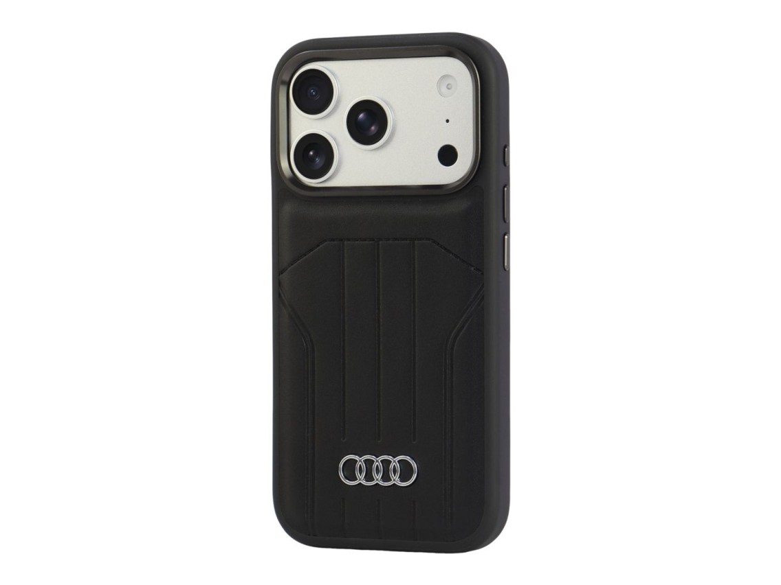 Audi Synthetic Leather Case MagSafe for iPhone 18 Pro / 17 Pro - Black