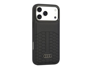 Audi Leather Case MagSafe for iPhone 18 Pro Max / 17 Pro Max - Black Audi Leather Case MagSafe for iPhone 18 Pro Max / 17 Pro Max - Black