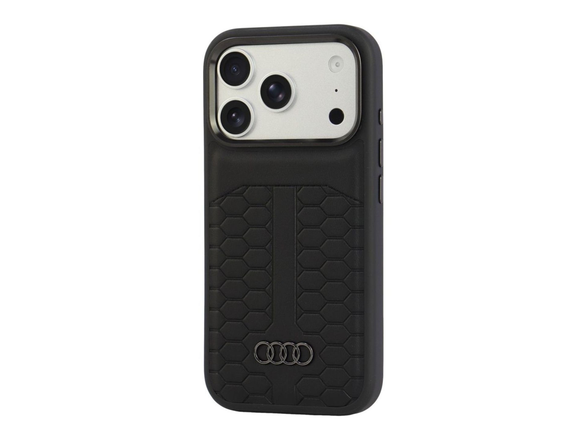 Audi Leather Case MagSafe for iPhone 18 Pro / 17 Pro - Black