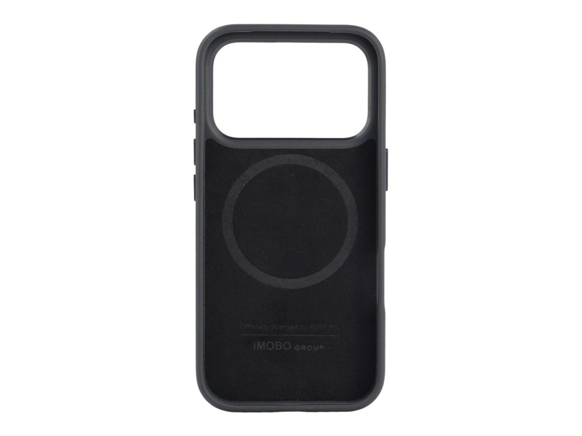 Capa em pele Audi MagSafe para iPhone 18 Pro/17 Pro - Preto
