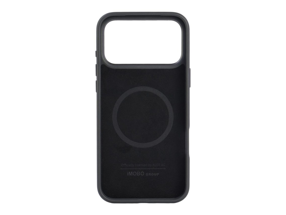 Capa em pele Audi MagSafe para iPhone 18 Pro Max / 17 Pro Max - Preto