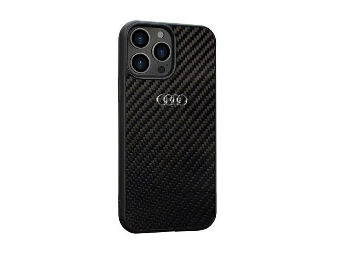 Audi Carbon Fiber iPhone 13 Pro Max 6.7" black/black hardcase AU-TPUPCIP13PM-R8/D2-BK