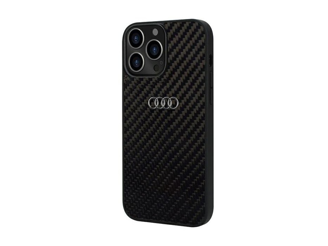Audi Carbon Fiber iPhone 13 Pro Max 6.7" black/black hardcase AU-TPUPCIP13PM-R8/D2-BK
