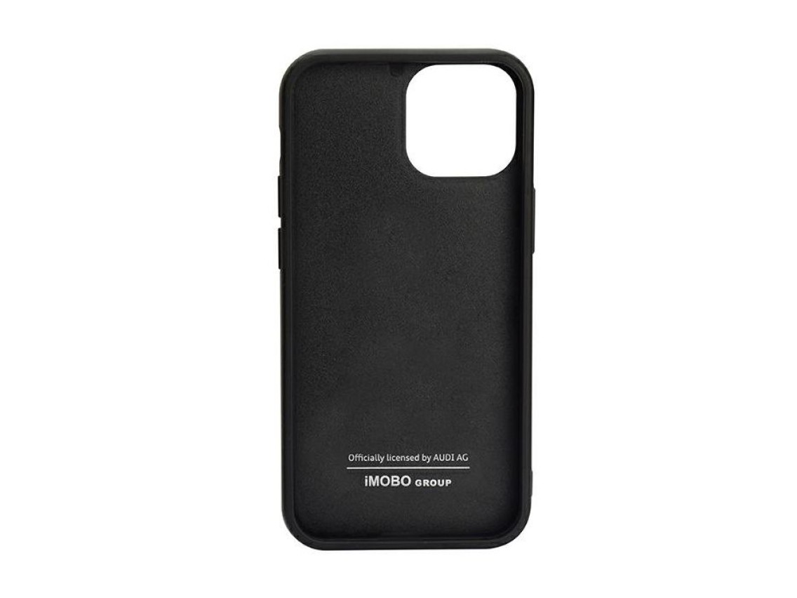 Capa r�gida Audi em fibra de carbono para iPhone 13 Pro Max 6.7" preta/preta AU-TPUPCIP13PM-R8/D2-BK