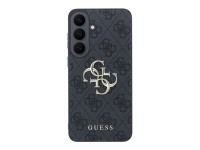 Guess Leather 4G Metal Logo case for Samsung Galaxy S26 FE - black