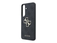 Guess Leather 4G Metal Logo case for Samsung Galaxy S26 FE - black