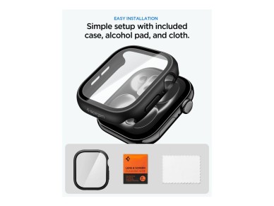Capa Spigen Thin Fit 360 para Apple Watch 42mm - Preta