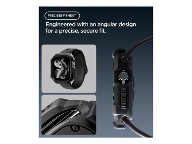 Spigen Rugged Armor Case for Apple Watch 42mm - Matte Black Spigen Rugged Armor Case for Apple Watch 42mm - Matte Black