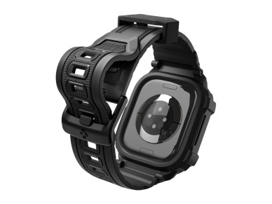 Spigen Rugged Armor Pro Apple Watch 42mm Strap - Matte Black Spigen Rugged Armor Pro Apple Watch 42mm Strap - Matte Black