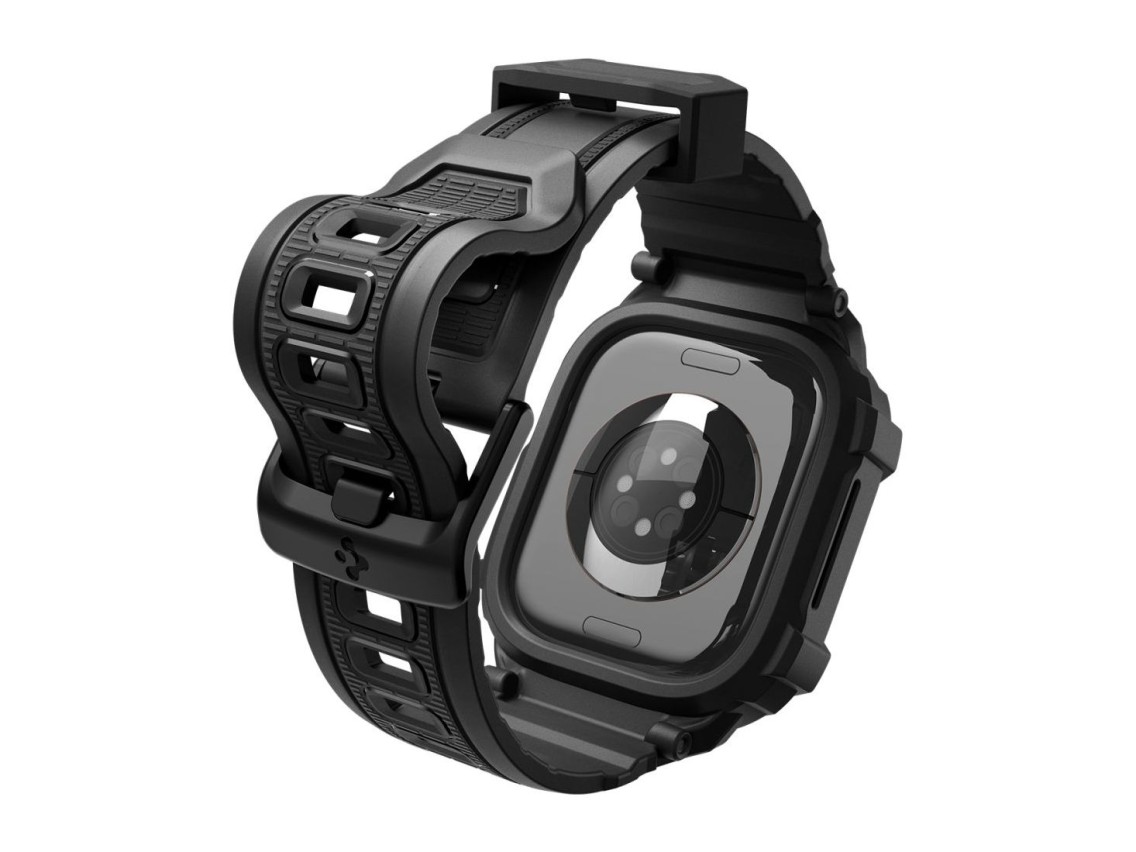 Correa Spigen Rugged Armor Pro para Apple Watch de 42 mm - Negro mate