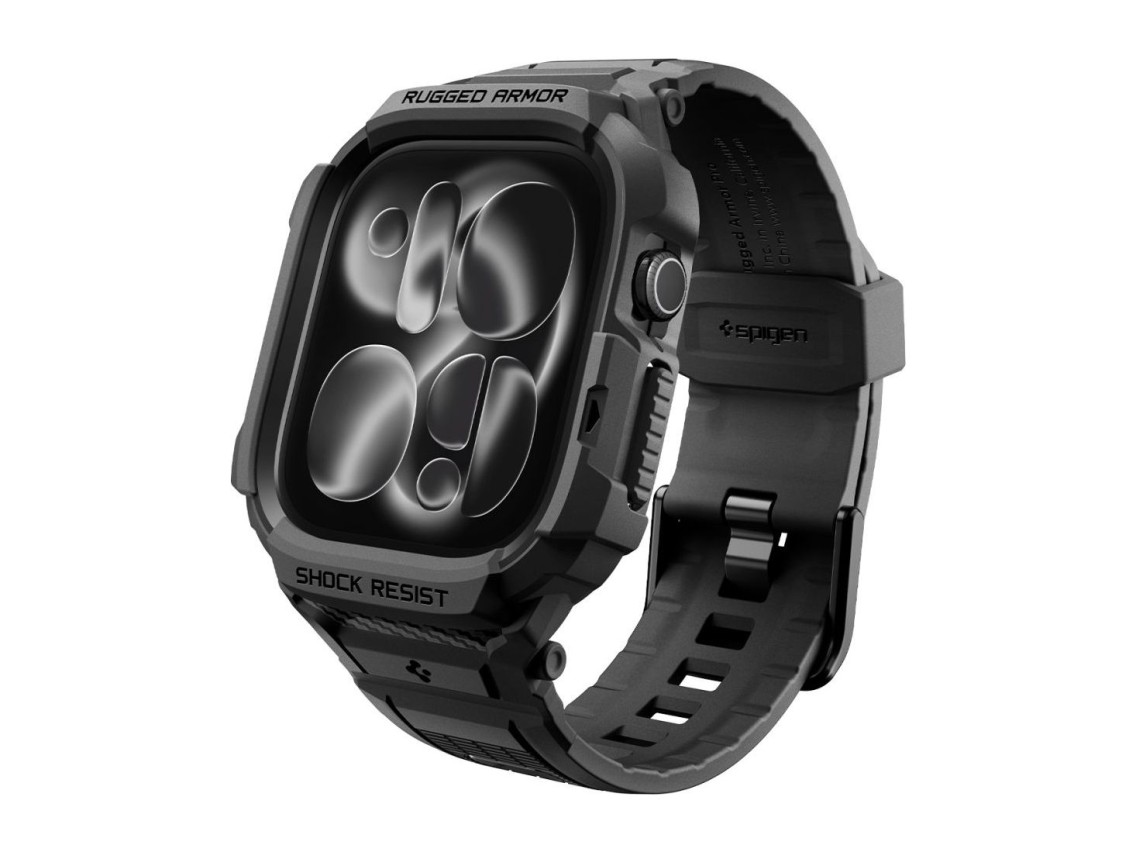 Correa Spigen Rugged Armor Pro para Apple Watch de 42 mm - Negro mate