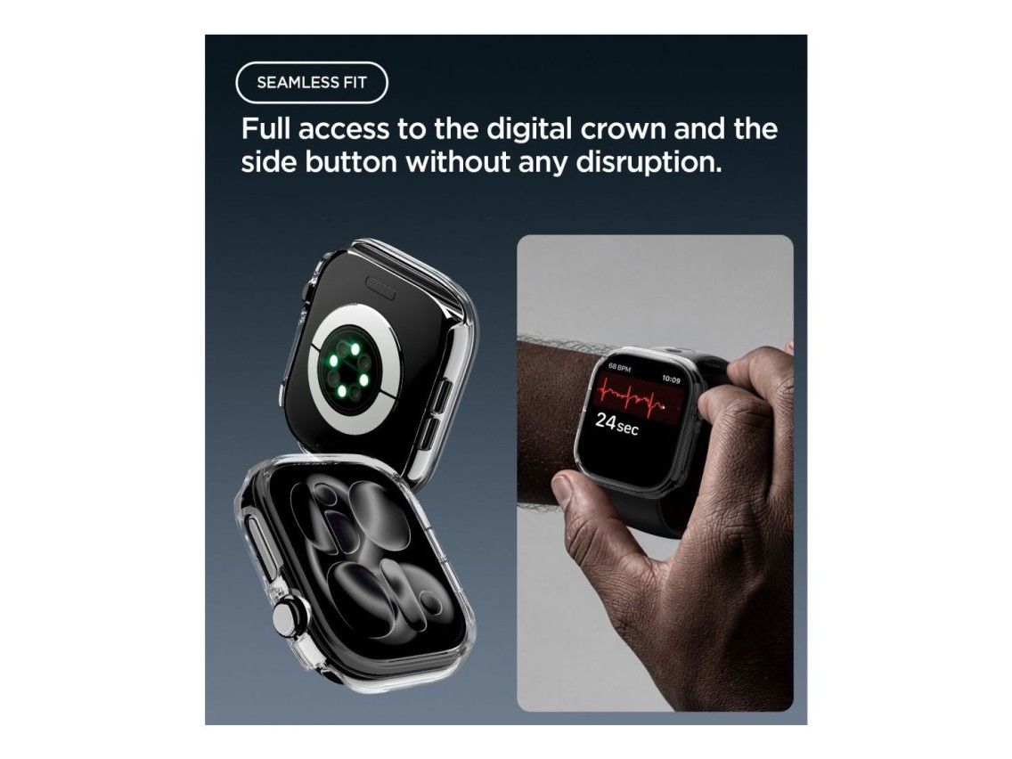 Capa Spigen Thin Fit para Apple Watch 46mm - Transparente