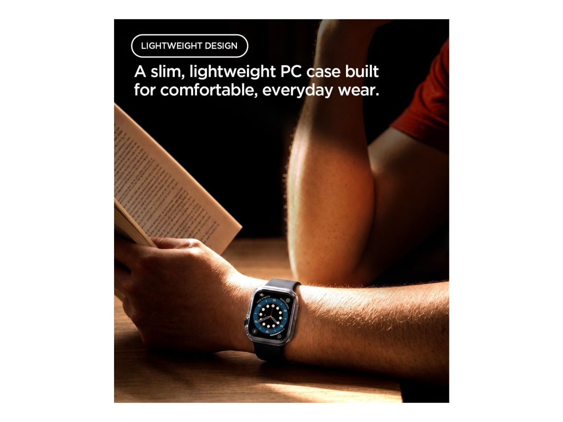 Capa Spigen Thin Fit para Apple Watch 46mm - Transparente