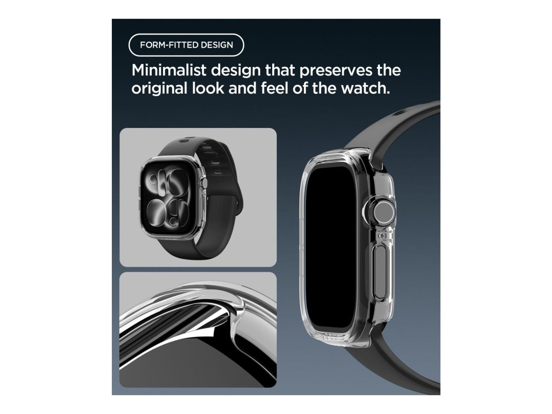Capa Spigen Thin Fit para Apple Watch 46mm - Transparente