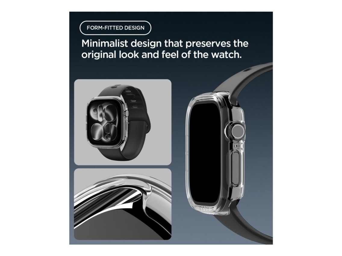 Capa Spigen Thin Fit para Apple Watch 46mm - Transparente