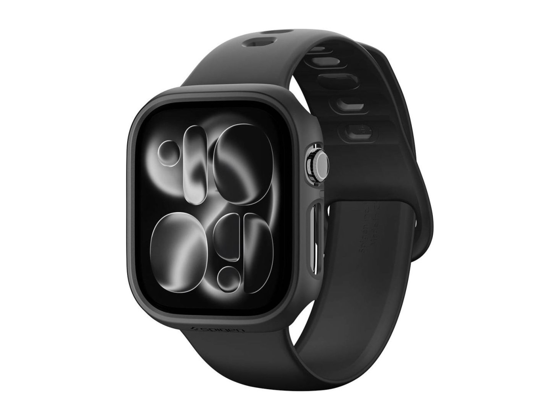 Capa Spigen Thin Fit para Apple Watch 46mm - Preta