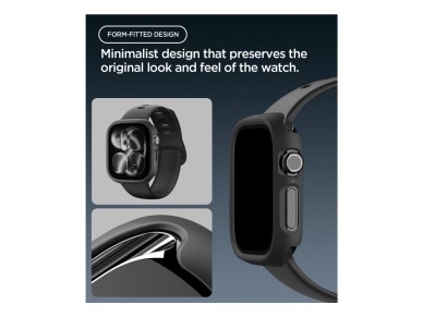Spigen Thin Fit Case for Apple Watch 46mm - Black Spigen Thin Fit Case for Apple Watch 46mm - Black