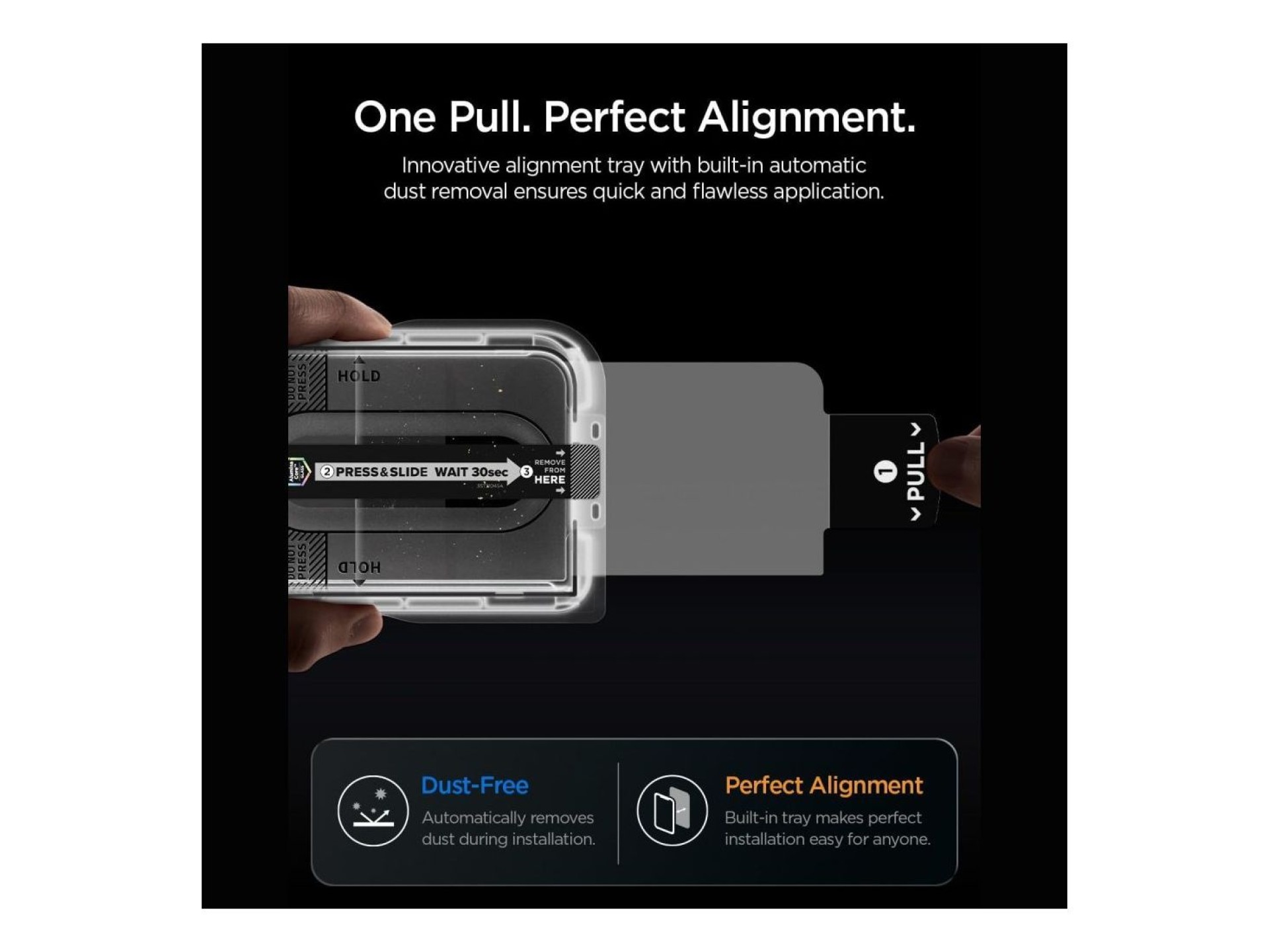 Spigen Glas.tR EZ Fit Pro HD AC Tempered Glass for iPhone Duo