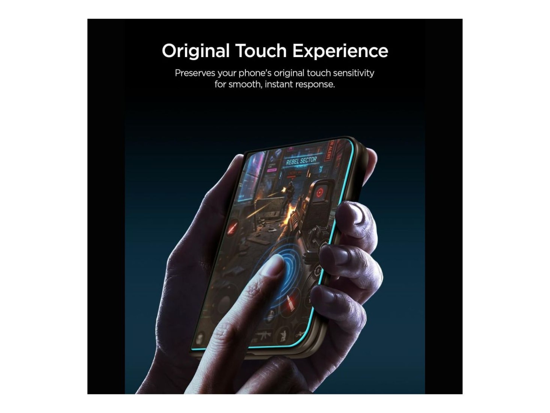 Spigen Glas.tR EZ Fit Pro HD AC Tempered Glass for iPhone Duo