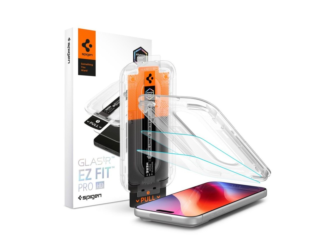 Spigen Glas.tR EZ Fit Pro HD Tempered Glass 2-Pack for iPhone 16 Pro Max / 17 Pro Max / 18 Pro Max