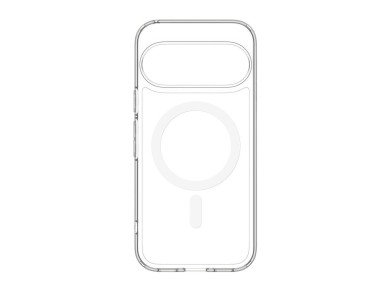 Capa Spigen Ultra Hybrid Mag MagSafe para Google Pixel 11 Pro XL - Transparente e Branca Capa Spigen Ultra Hybrid Mag MagSafe para Google Pixel 11 Pro XL - Transparente e Branca