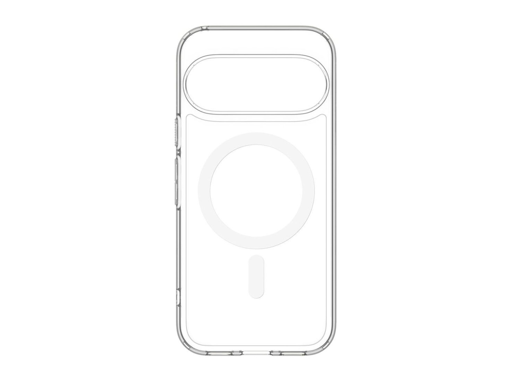 Funda Spigen Ultra Hybrid Mag MagSafe para Google Pixel 11 Pro XL - Transparente y blanca